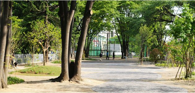渋谷区宮下公園フットサル場の画像