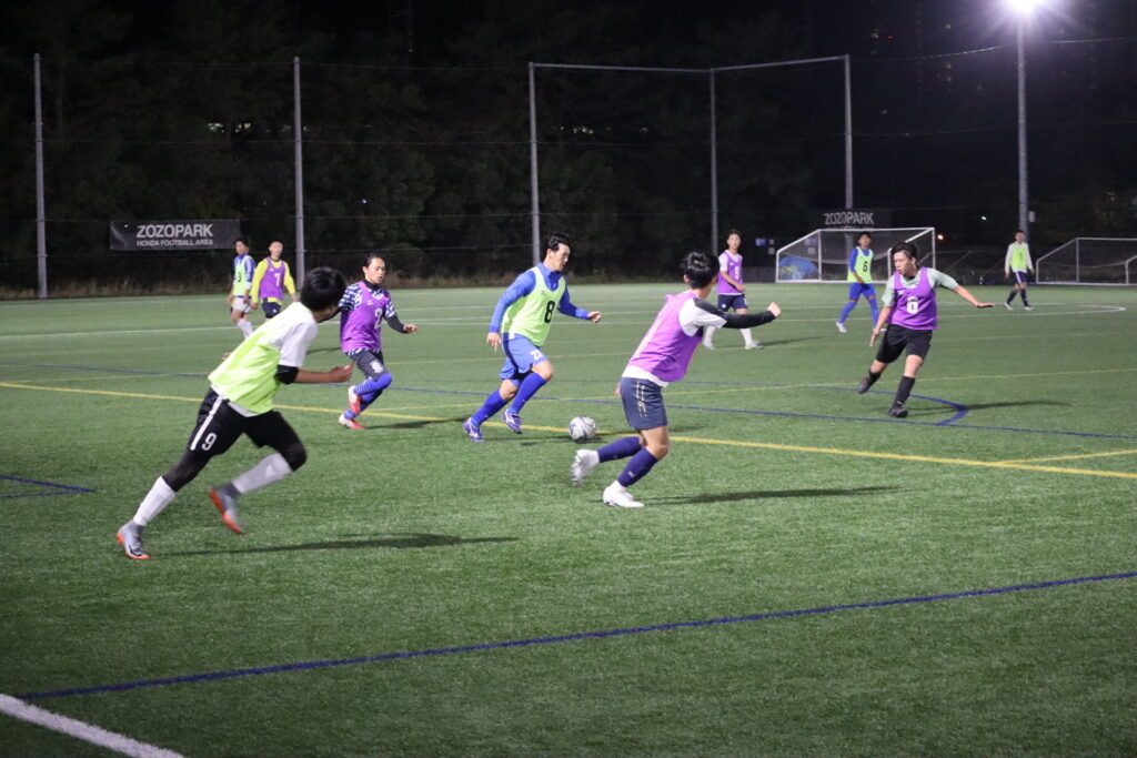 試合中の画像①